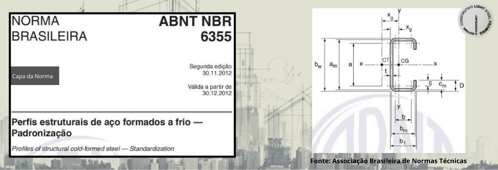 ABNT NBR 6355 - Normas utilizadas em Light Steel Framing